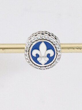 Pandora New Orleans Saints NFL Logo Charm Bead S925 Silver with box